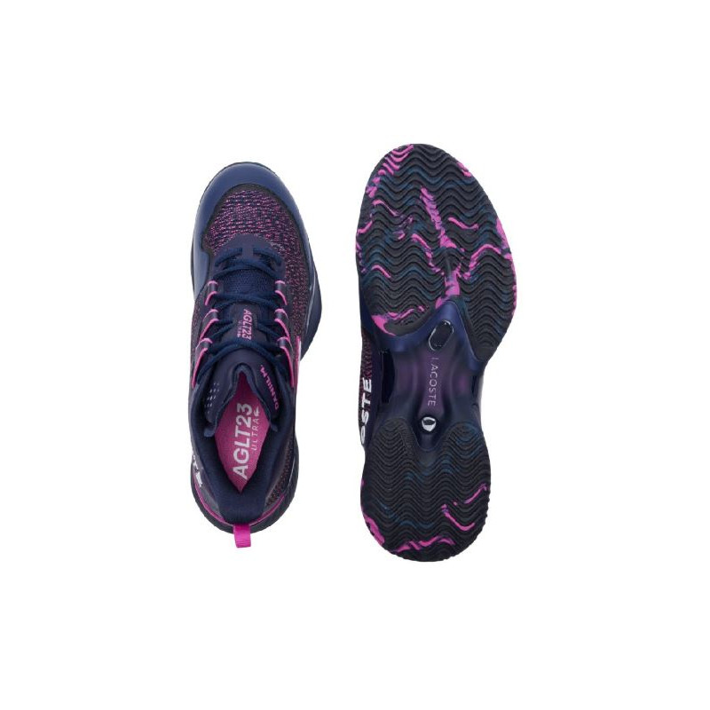 Chaussure Lacoste AG-LT23 Ultra Terre Battue Bleu/Violet  49M14005