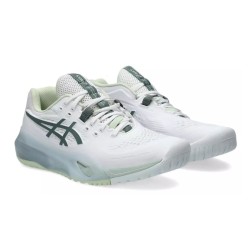 Chaussures de tennis Asics Gel Resolution X Femme – Blanc / Vert (Toutes Surfaces)
