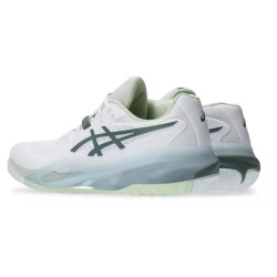 Chaussures de tennis Asics Gel Resolution X Femme – Blanc / Vert (Toutes Surfaces)