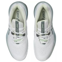 Chaussures de tennis Asics Gel Resolution X Femme – Blanc / Vert (Toutes Surfaces)