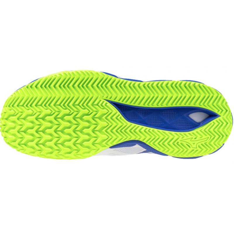 Chaussures de Tennis  Mizuno Wave Enforce Tour 2 2AC White / Dazzling Blue – 2026 (homme toutes surfaces)